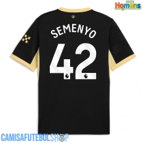 Camisa de time de futebol Manchester City Antoine Semenyo #42 Replicas 2º Equipamento 2026-27 Manga Curta